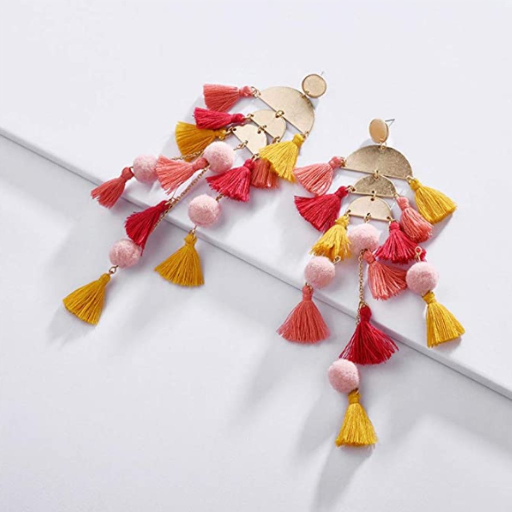 Dangle Earrings Fringe Statement Earrings 39$